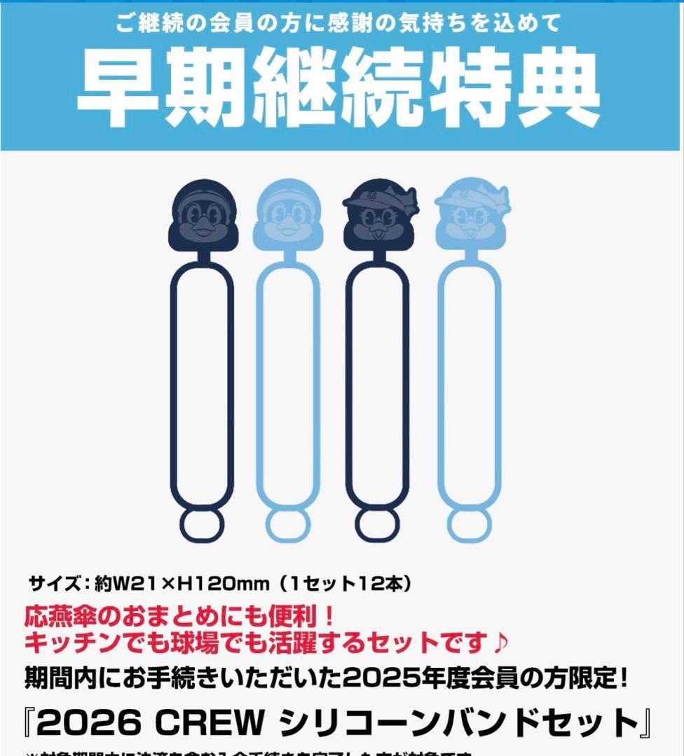 Swallows 2026 クルー入会特典　セット