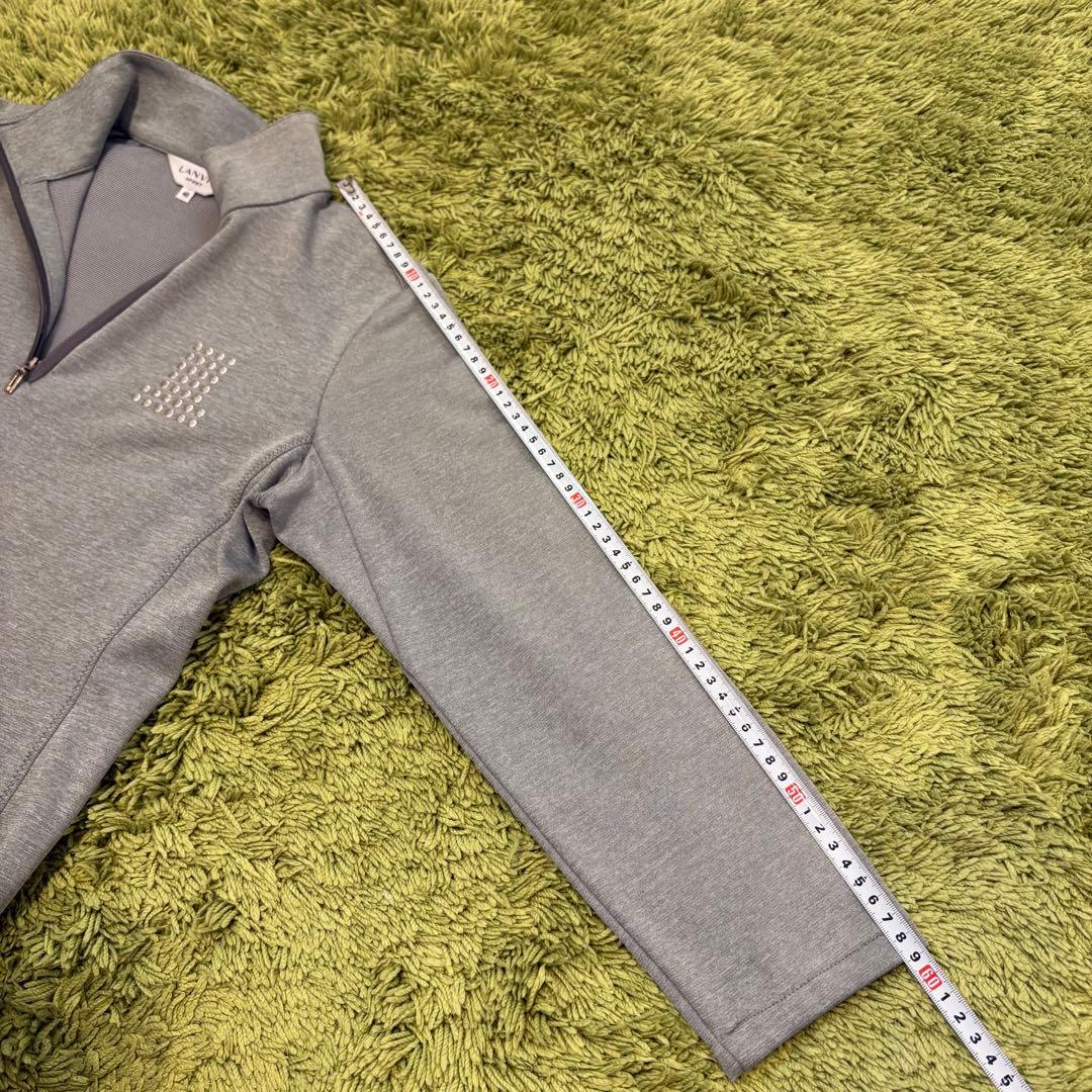 LANVIN SPORT ランバンスポール 長袖ハーフジップシャツ グレー 40