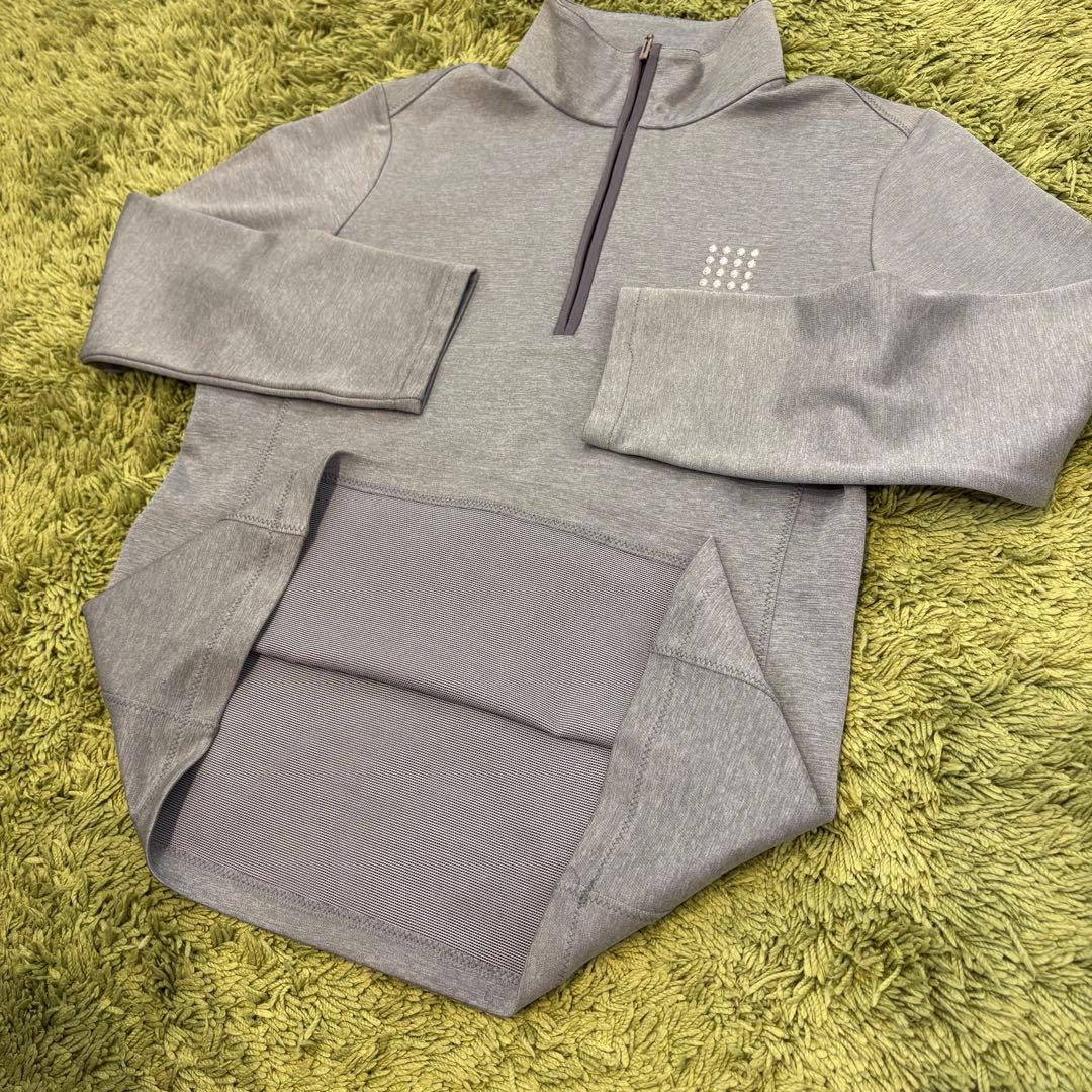 LANVIN SPORT ランバンスポール 長袖ハーフジップシャツ グレー 40