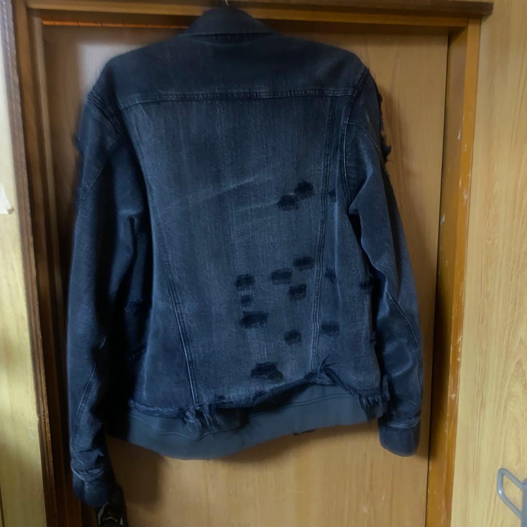 【美品】GRANCY Sweat Docking Denim Jacket S