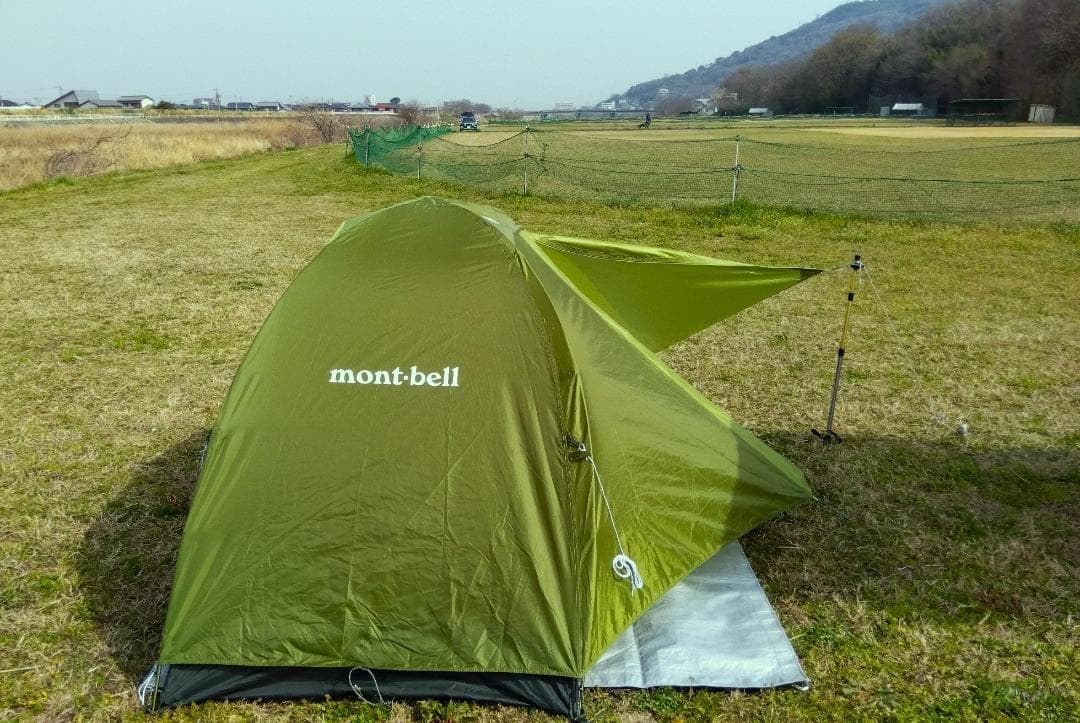とても綺麗☆モンベル☆新型クロノスドーム1型テント☆グリーン☆mont-bell
