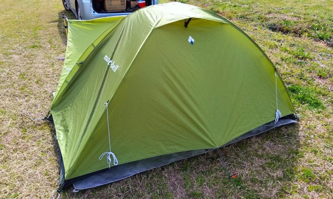 とても綺麗☆モンベル☆新型クロノスドーム1型テント☆グリーン☆mont-bell