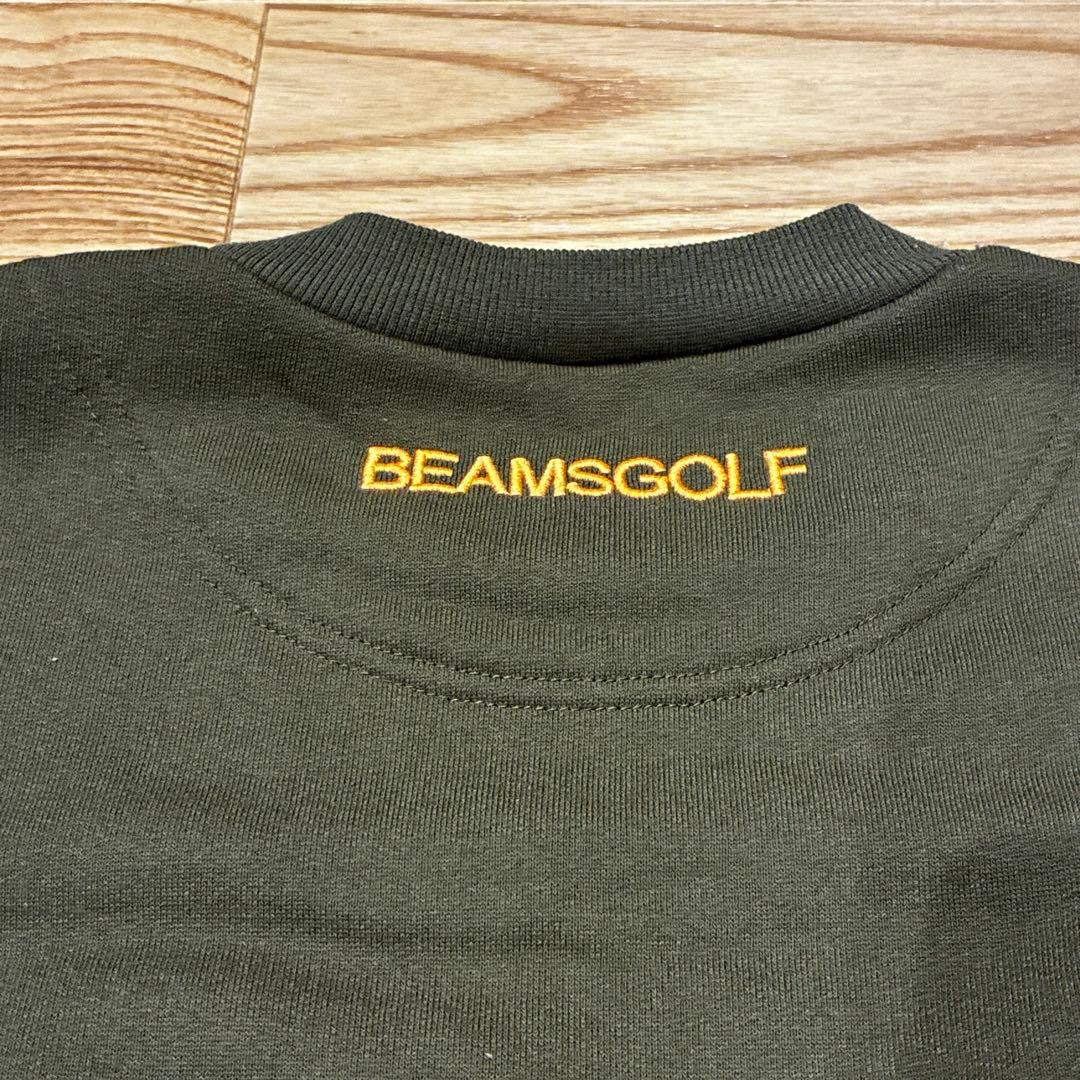 美品☆BEAMSGOLF トレーナー　花柄　S カーキ