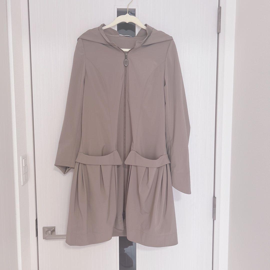 FOXEY NEWYORK コート レイニーコクーン 38 ブラウン