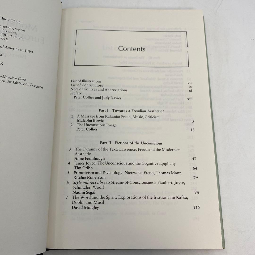 洋書 Modernism and the European Unconscious