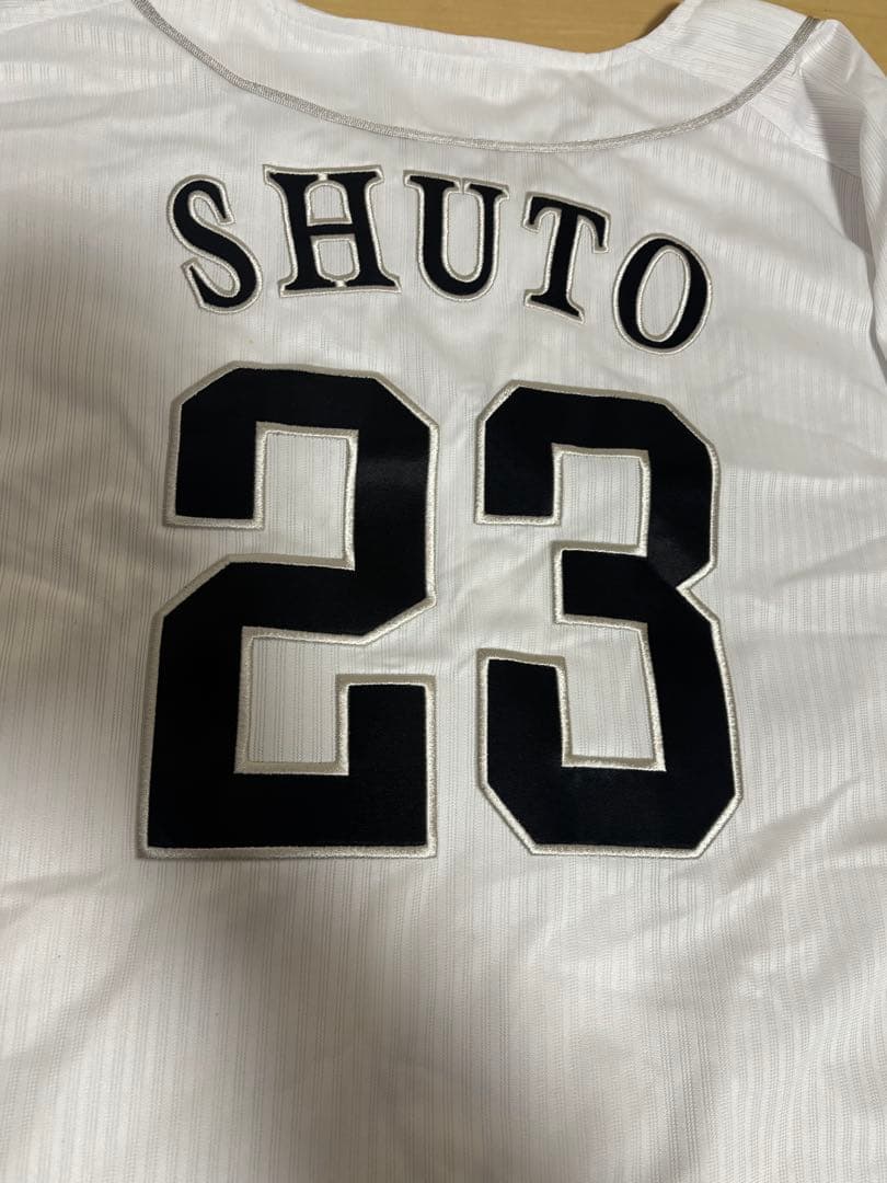福岡ソフトバンクホークス 周東佑京 ユニフォーム マジェスティック製 2XL