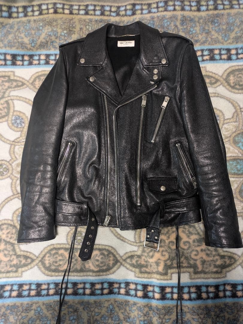saint laurent　サンローラン　L17 ダブルライダースジャケット