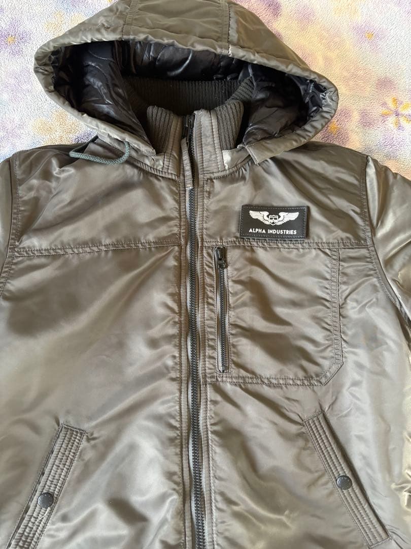 ALPHA INDUSTRIES フード付きジャケット L