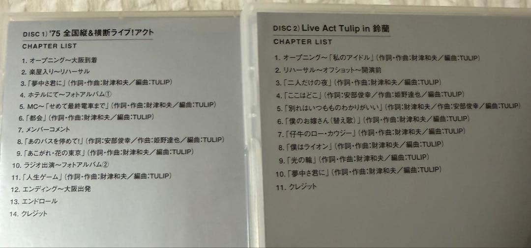 チューリップTULIP THE FILMS DVD BOX　７枚組