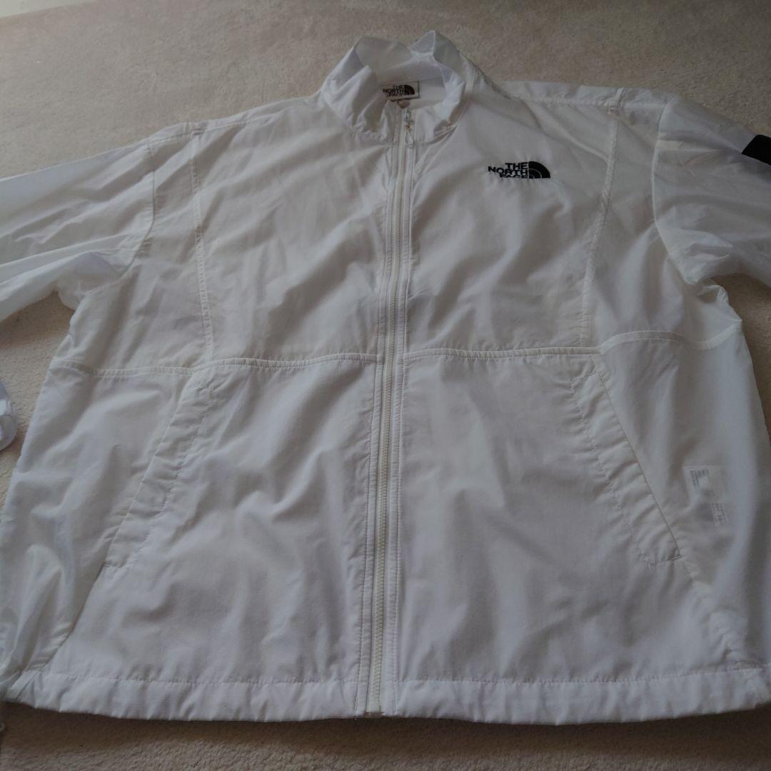 新品☆THE NORTH FACE ホワイト ナイロンジャケットＬ軽量
