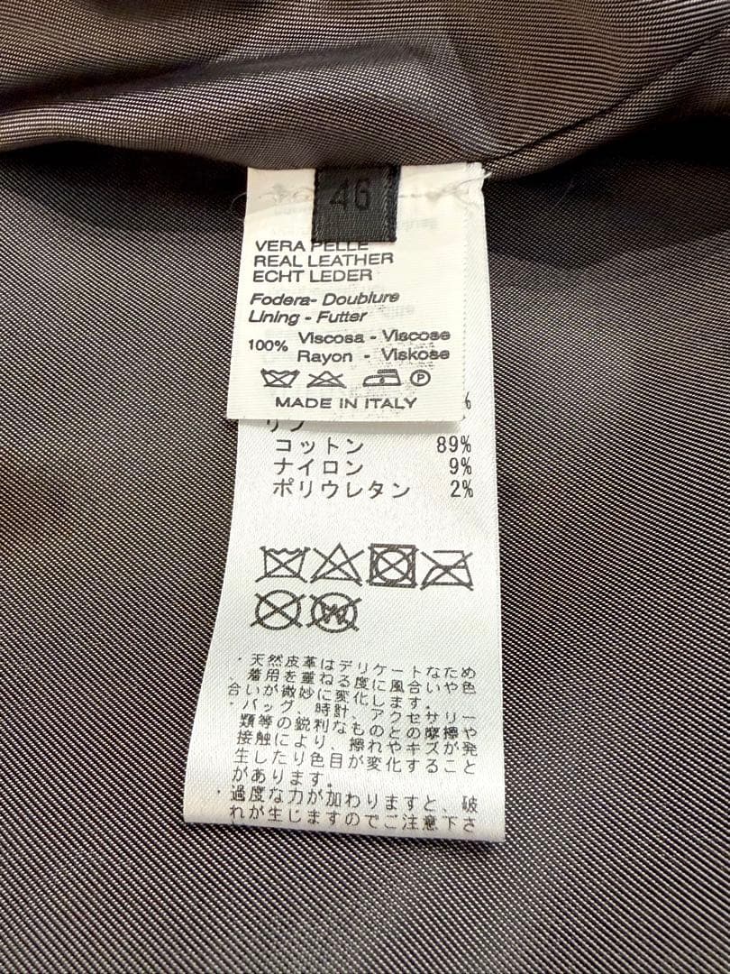 最終価格！Quattrocchi◻️クアトロッキヘビ＆羊革レザーブルゾンイタリア製