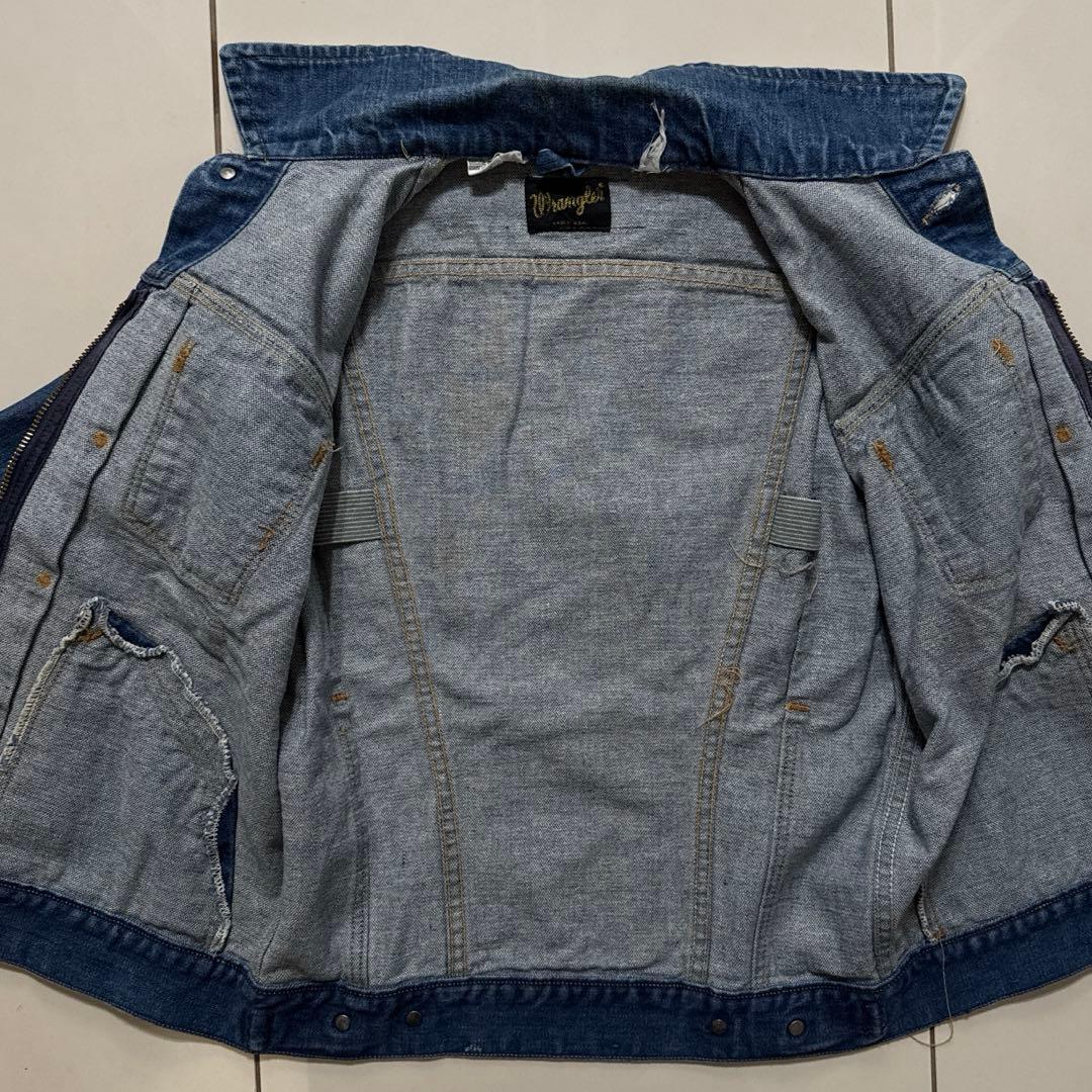 70's Wrangler 24mjz デニムジャケット ヴィンテージ 38