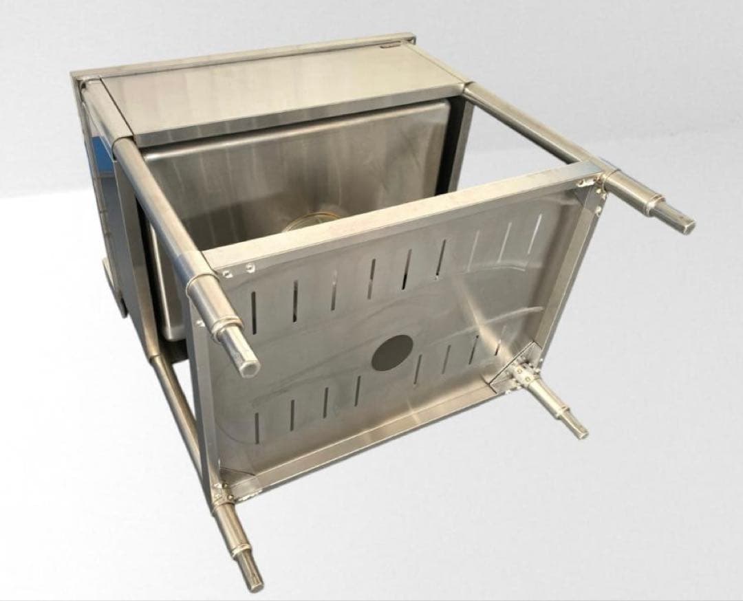 タニコー 業務用ステンレス製1槽式シンク バックガード付 H95×75×60cm