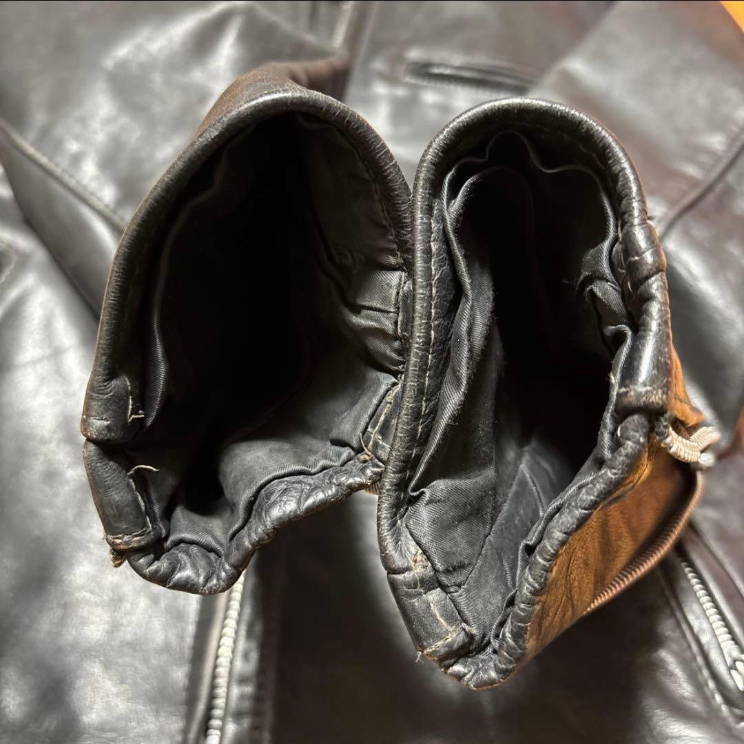 schott ショット 141 USA製 シングルレザー ライダースジャケット