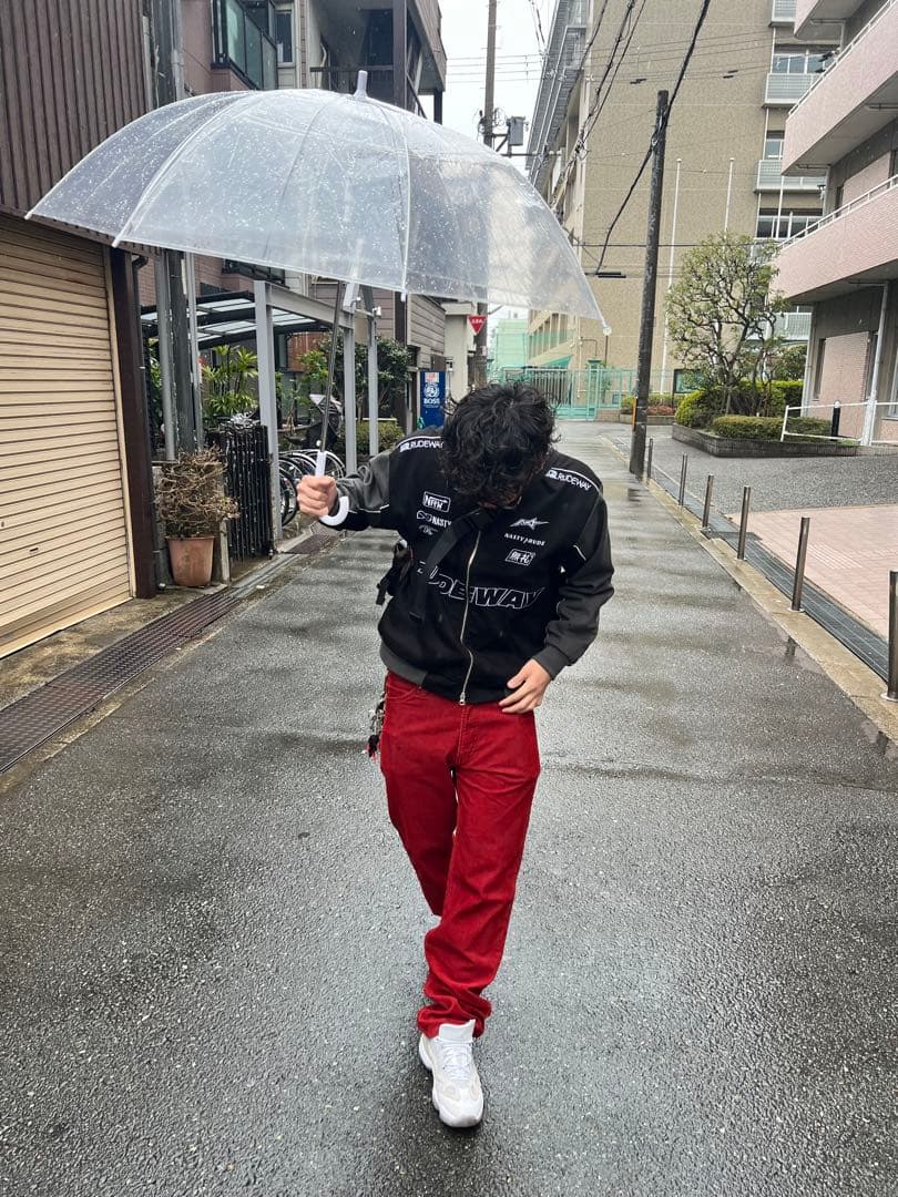 赤デニム