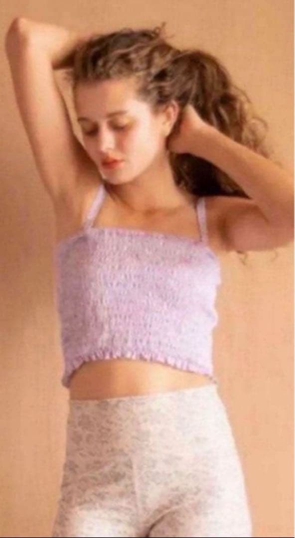 新品同　エミヨガ emmi yoga ヨガウェア　エキゾチックフラワー　水色