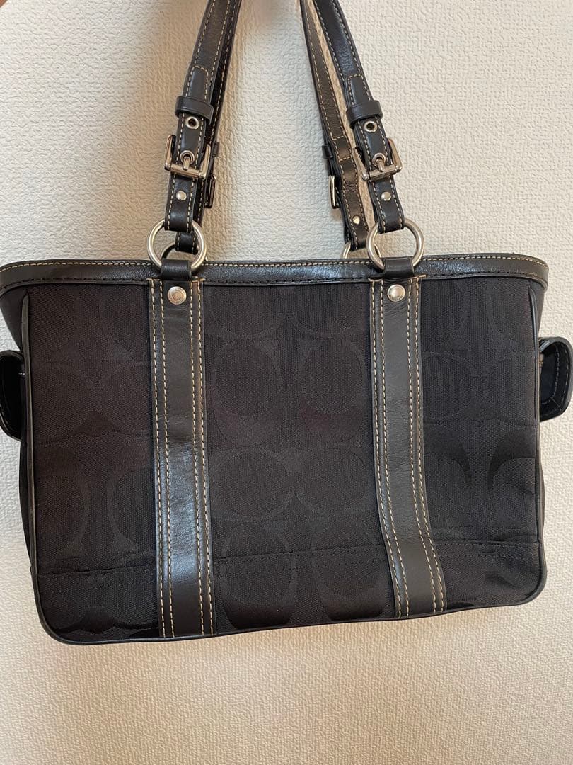 COACH ブラック トートバッグ 保存袋付き