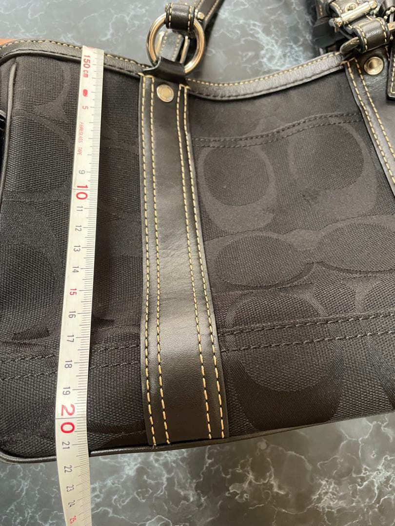 COACH ブラック トートバッグ 保存袋付き
