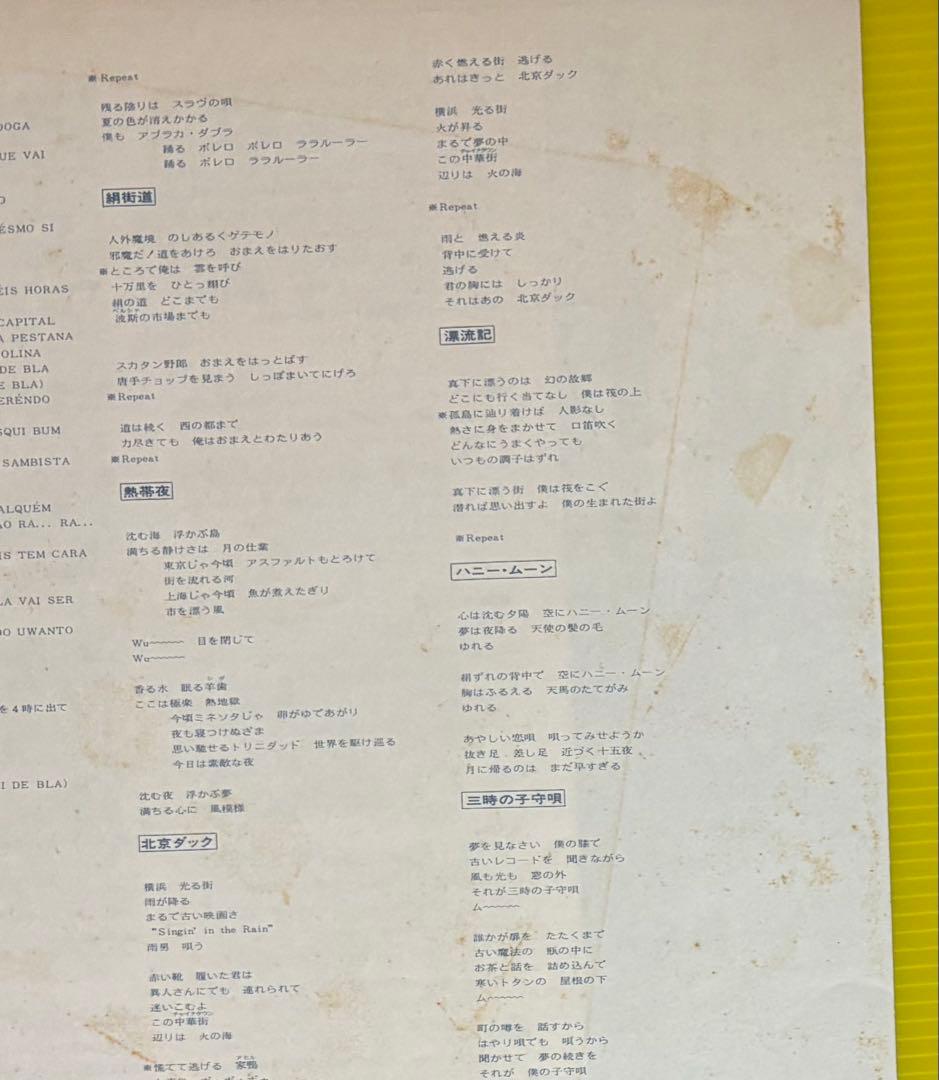 [LP/オリジ/初盤] 細野晴臣 ✖️ 2枚セット / トロピカル・ダンディー