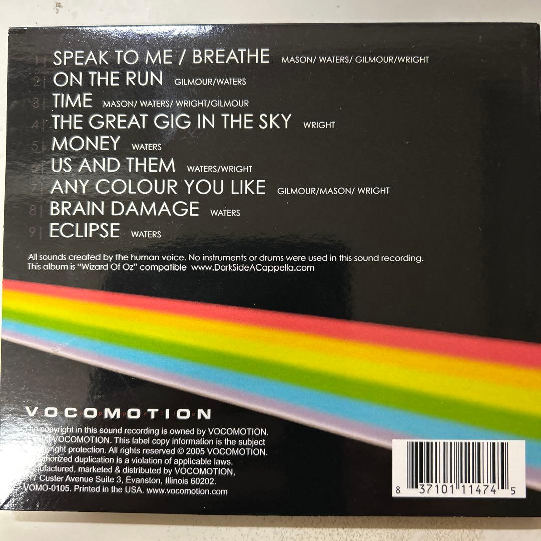 洋楽 Dark Side of the Moon A Cappella CD