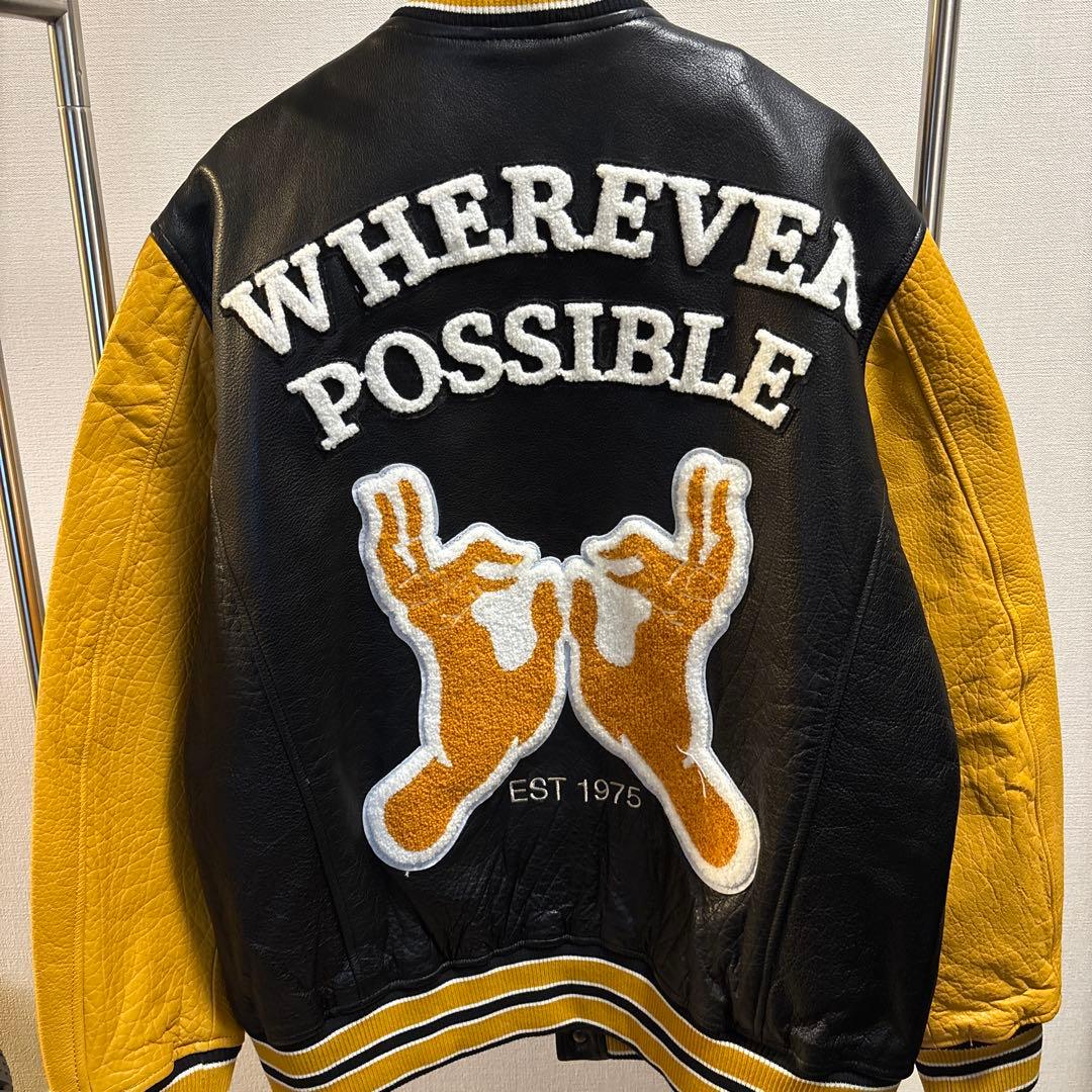 【値下げ】ZARA レザー スタジャンジャケット Lサイズ