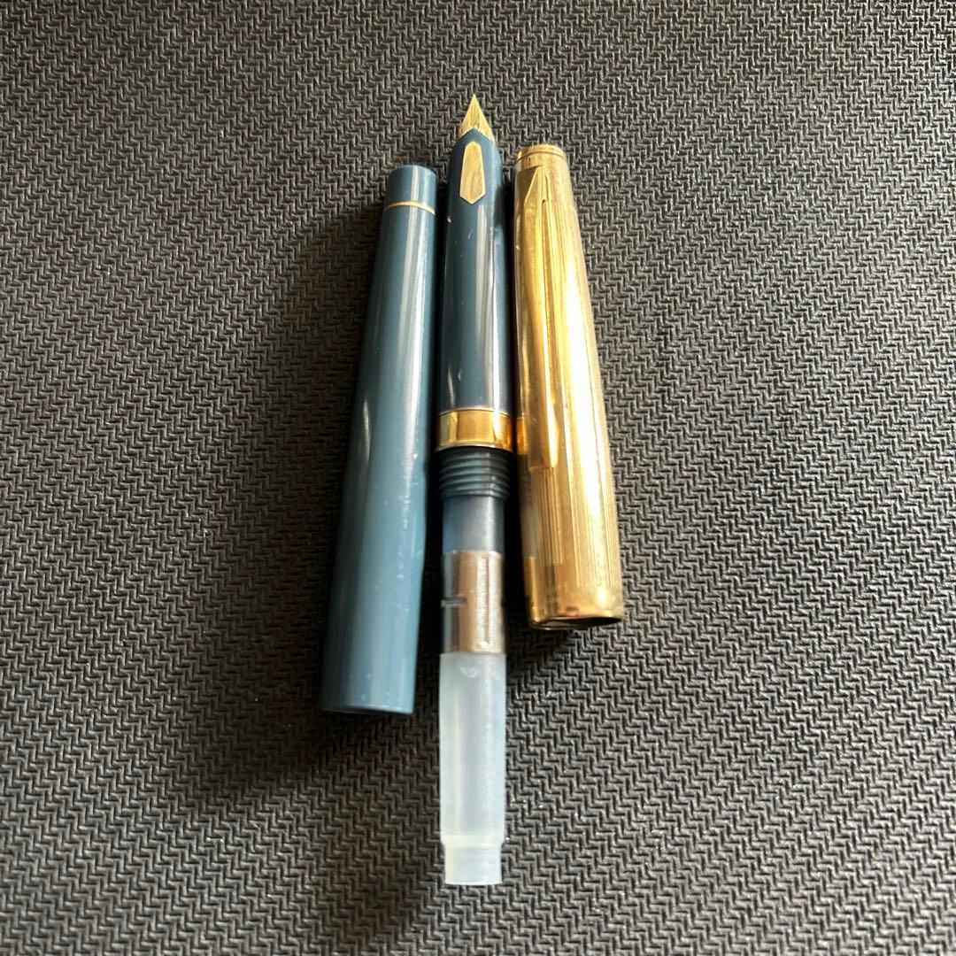 PILOT パイロット　ビンテージ　万年筆　14K ダブルスペア　Y-300GW