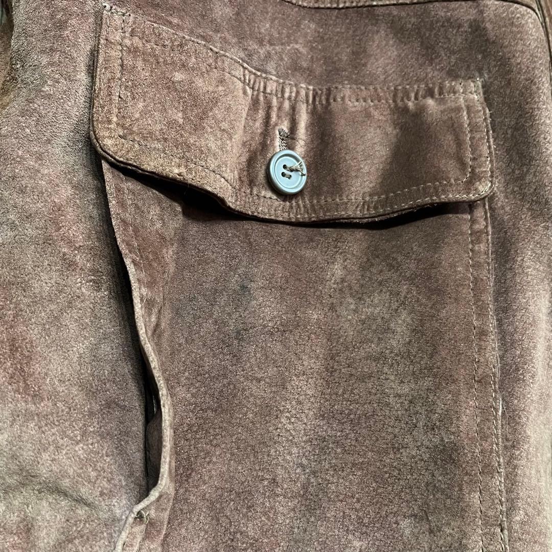 S*a様 80s old UNIQLO スエード レザー ジャケット コート ユ