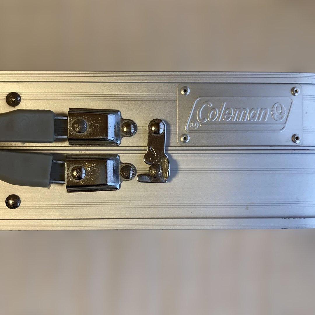 Coleman ミニアルミニウム テーブル イス 2脚　コンパクト収納