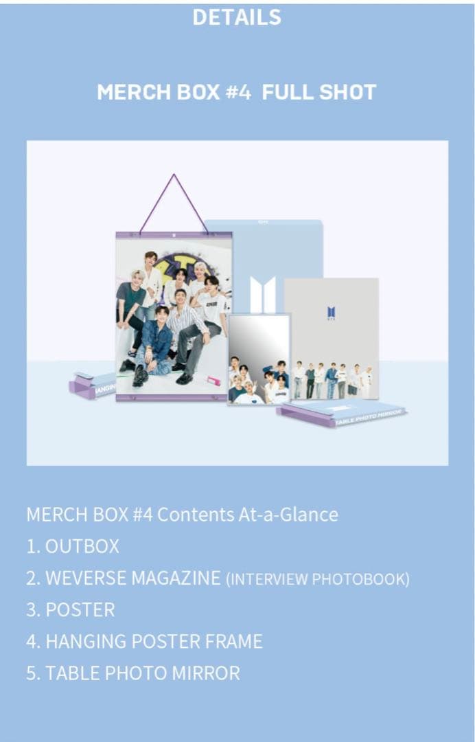 BTS MERCHBOX ♯４