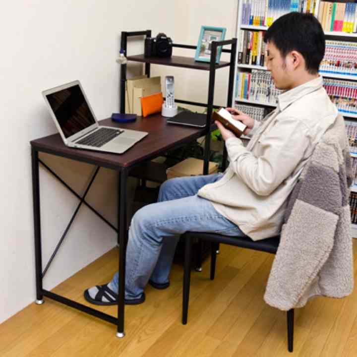 定価25500円！ラック付きデスク　90　NA/WAL
