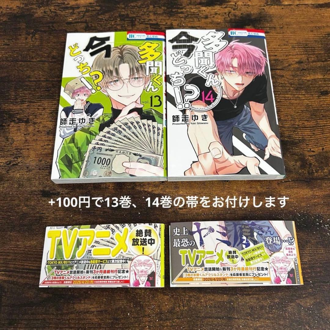 【新品・未読】多聞くん今どっち！？ 全巻セット　花とゆめ　白泉社　④