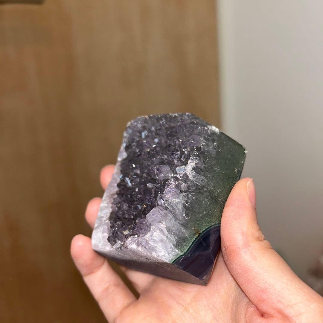 アメジスト 瑪瑙 タワー 大きめサイズ 326g 天然石 結晶