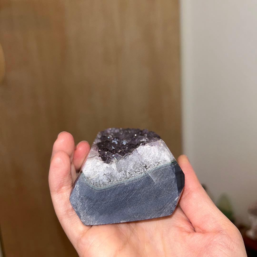 アメジスト 瑪瑙 タワー 大きめサイズ 326g 天然石 結晶