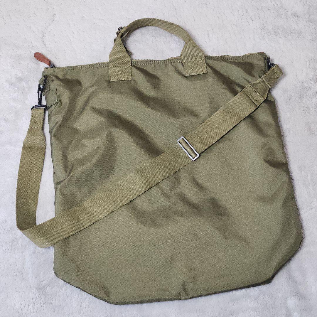 RRL ヘルメットバッグ ナイロン カーキ