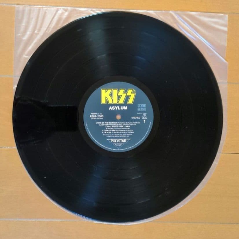 【見本盤】キッス／アサイラム　レコード