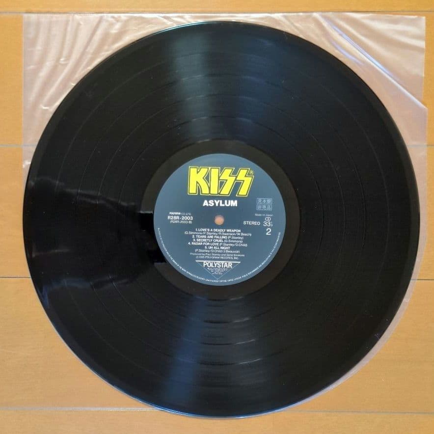 【見本盤】キッス／アサイラム　レコード