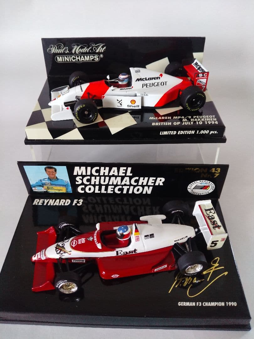ミニカー PMA 1/43 Reynard F3 & McLaren MP4/9