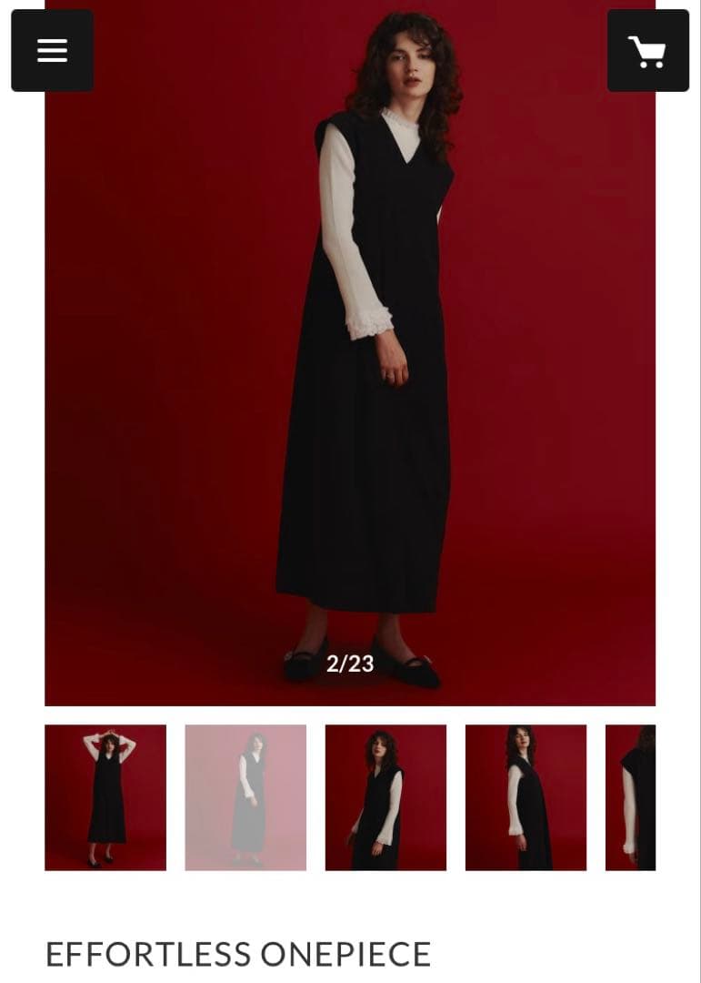 ワンピース OHGA EFFORTLESS ONEPIECE S