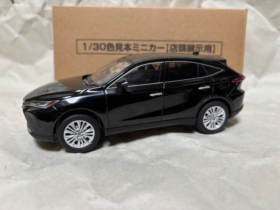 ハリアー　カラーサンプル ミニカー　ブラック　専用箱付