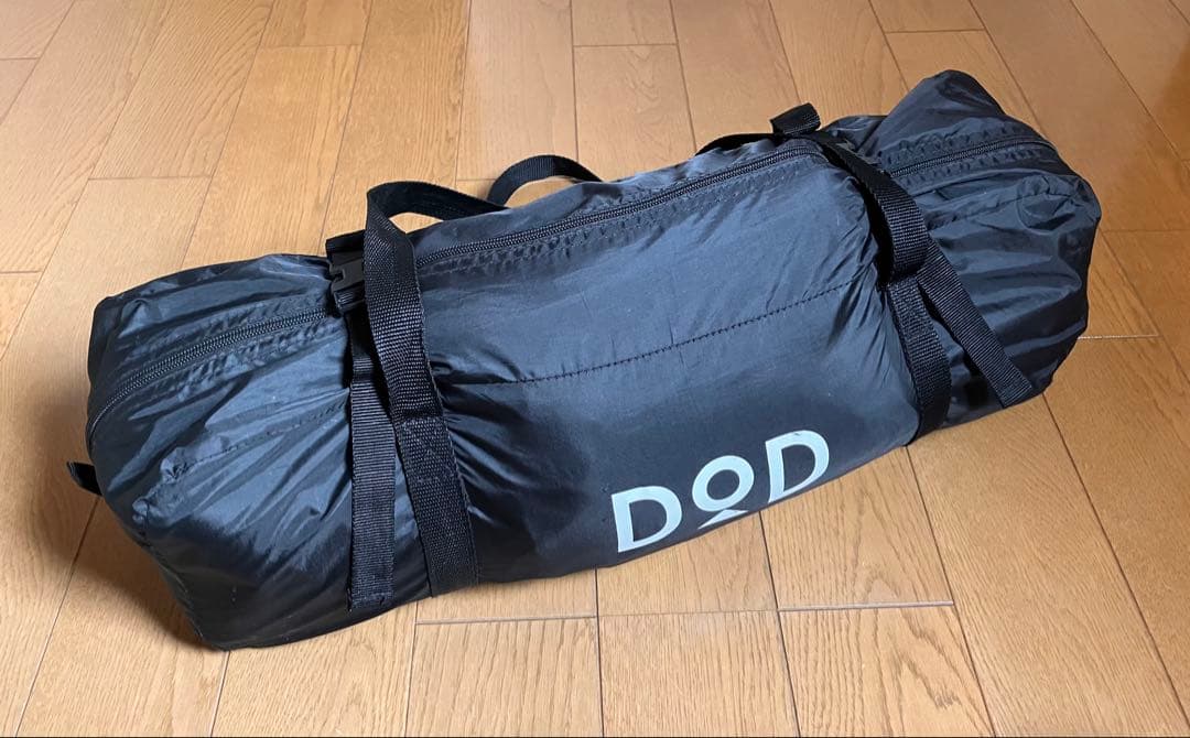 DOD ワンポールテントS ブラック（T3-44-BK）＋グランドシート