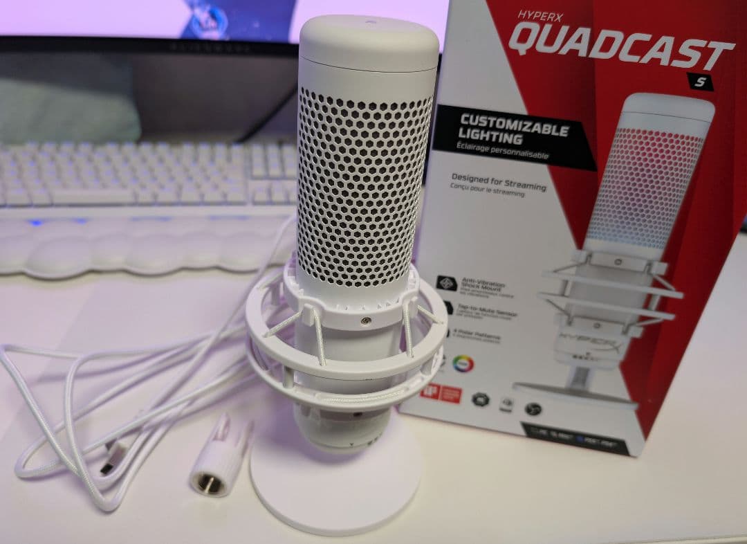 ひ*♡様 HyperX QuadCast S ホワイト 美品