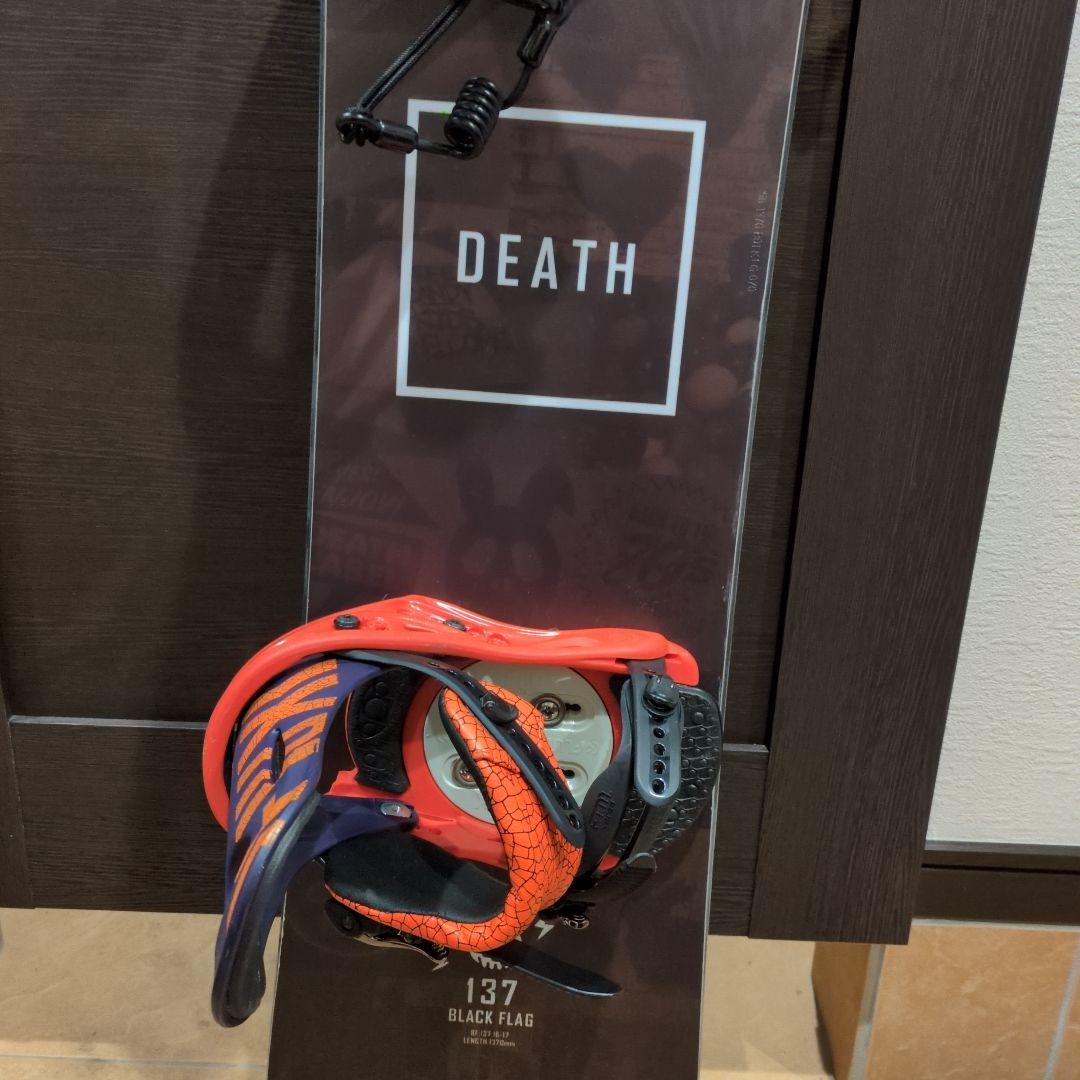 DEATH LABEL BLACK FLAG 137cm FLUX PR バイン