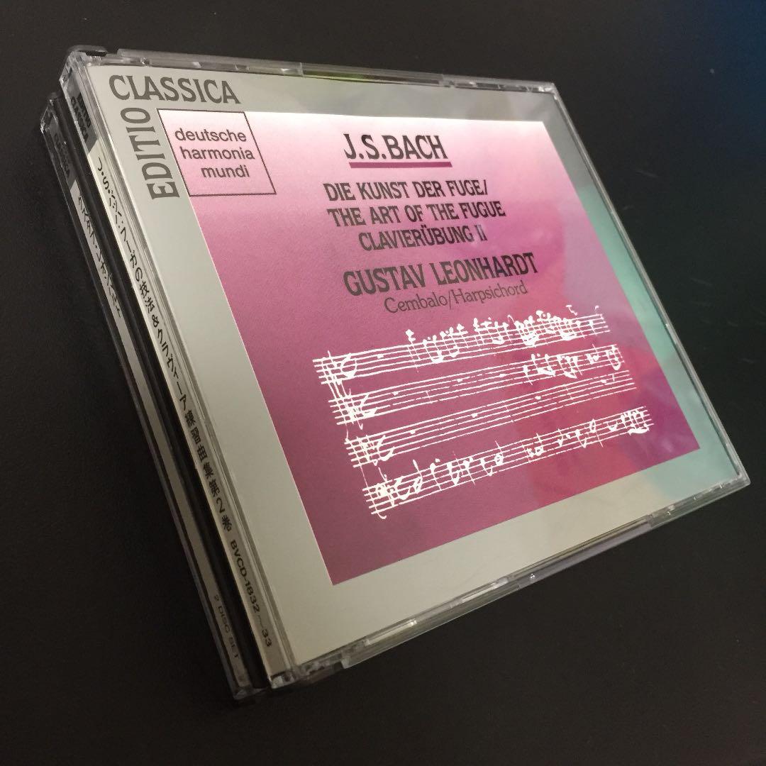 【売約済】レオンハルト／バッハ:フーガの技法、イタリア協奏曲、フランス風序曲、他