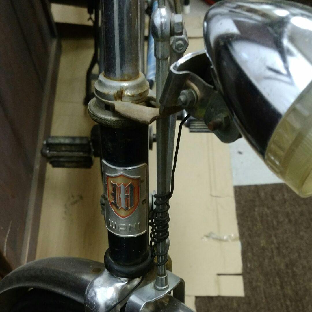 戦前　戦時中　戦後　美品　希少品　レトロ　ワニ製作所　WANI　自転車　実用車