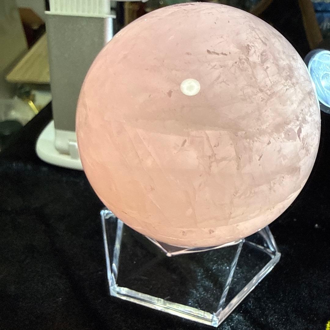 ローズクォーツ 球体 置物
