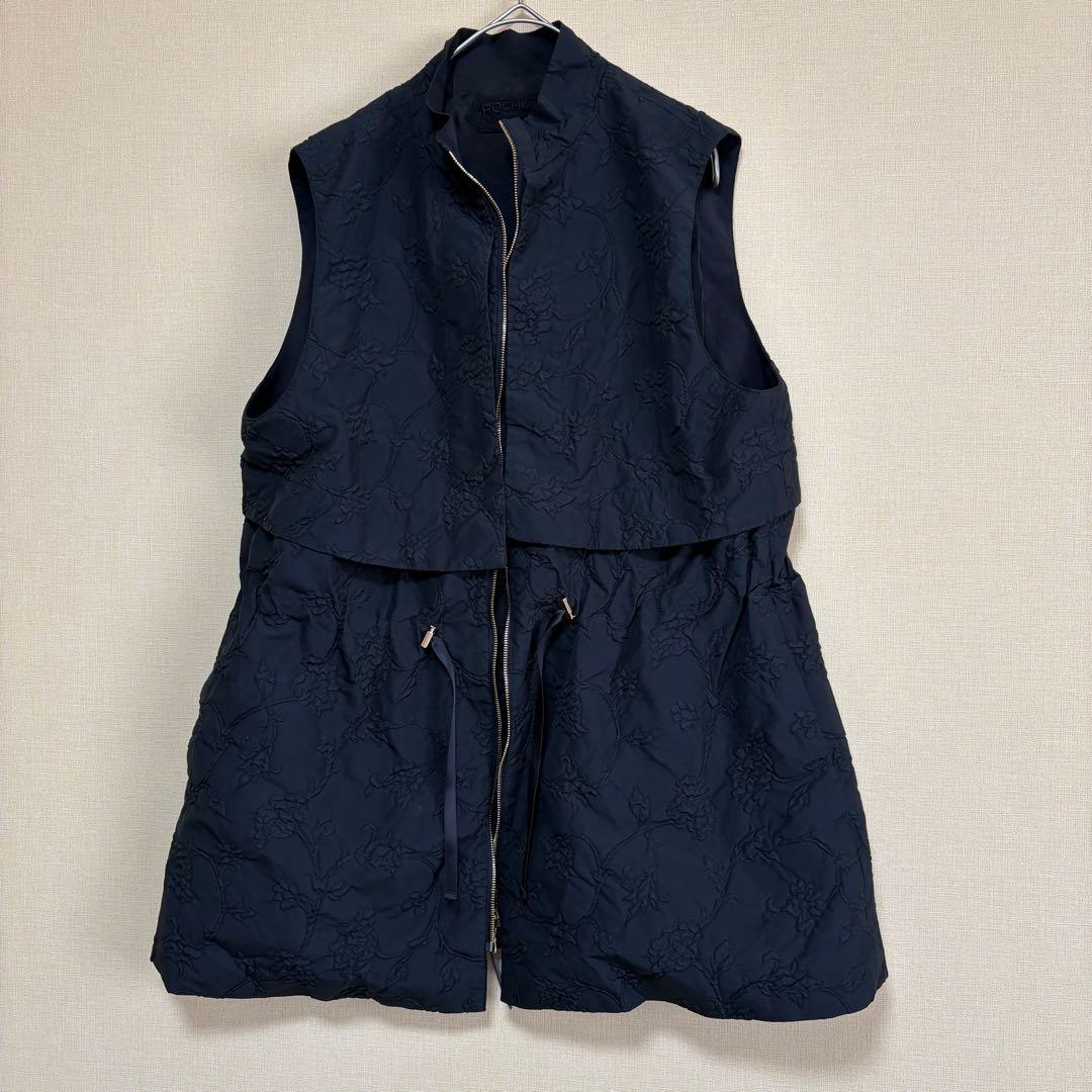 【2024年】レリアン　rochas スタンドカラーベスト　9号　468