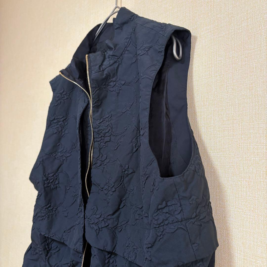【2024年】レリアン　rochas スタンドカラーベスト　9号　468