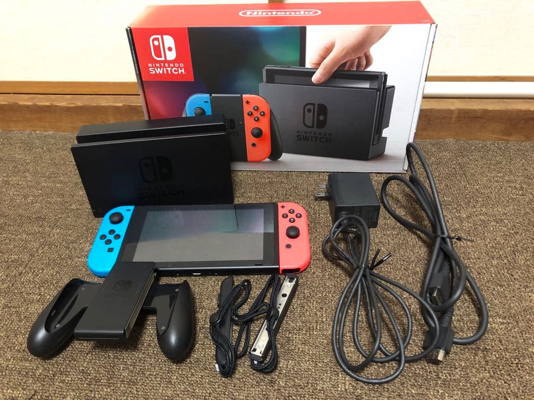 任天堂Switch本体＆ソフト3本＆ジョイコンセット