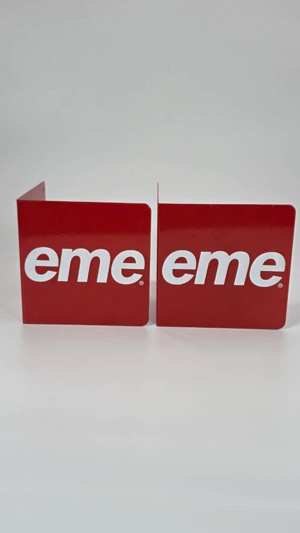 Supreme ブックスタンド 2個 ブックエンド 本立て シュプリーム