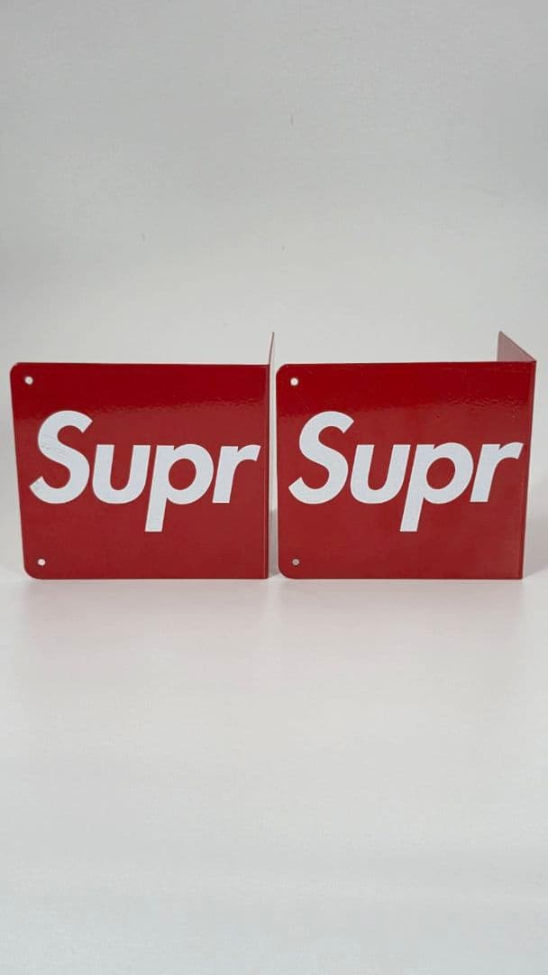Supreme ブックスタンド 2個 ブックエンド 本立て シュプリーム